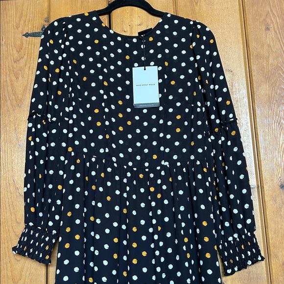 Etched Polka Dots Maxi Dress - Picture 2 of 13